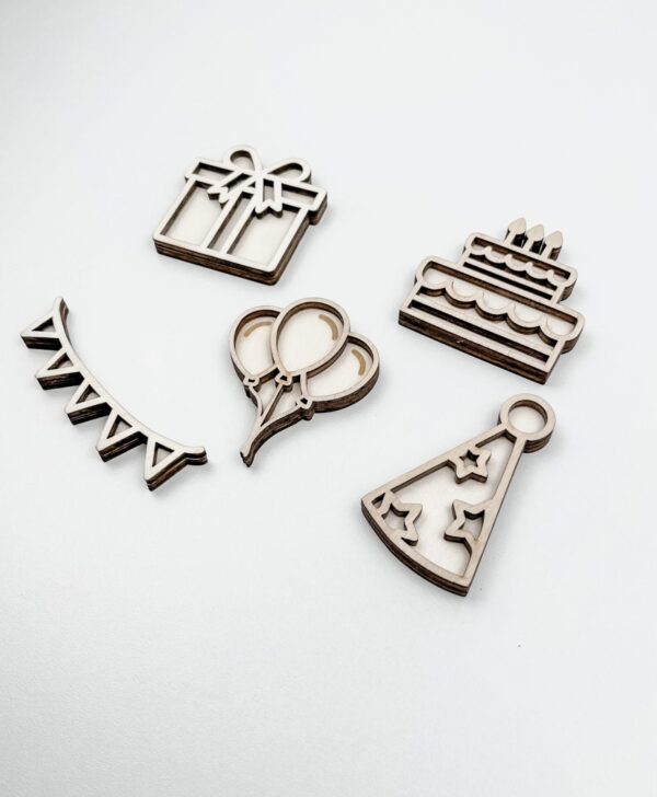 Leuk met letters Kleine vultrays Feest