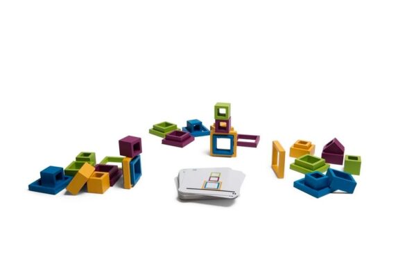 frames10 BS Toys Houten Frames Vorm en Kleuren bouwspel