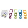 BS Toys Houten Frames Vorm en Kleuren bouwspel