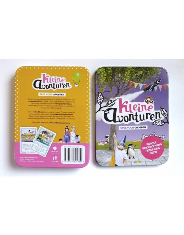 Het kleine avontuur Kleine avonturen, spel voor groepen