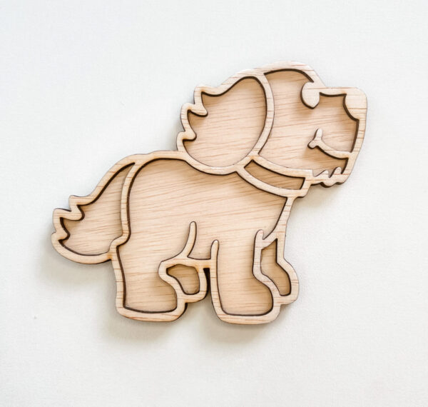 hond Leuk met letters Vultray Hond