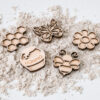 Leuk met letters Kleine vultrays Honing