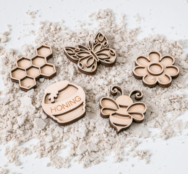 Leuk met letters Kleine vultrays Honing