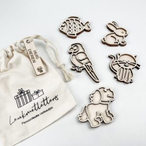 Leuk met Letters Kleine vultrays Huisdieren