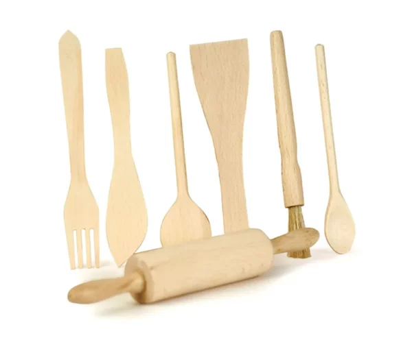 keukenaccessoires Egmont Toys Set houten keukenaccessoires