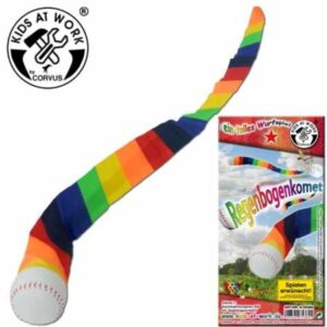 Kids at work - Werpbal regenboogkomeet staartbal