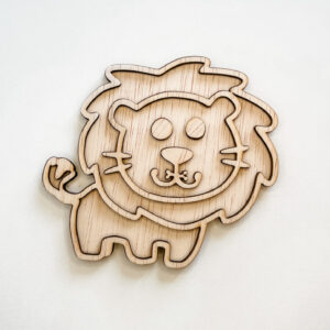 Leuk met letters Houten Vultray en stempel Leeuw