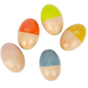 Small Foot „Groovy Beats” Music Eggs, houten muziekeieren