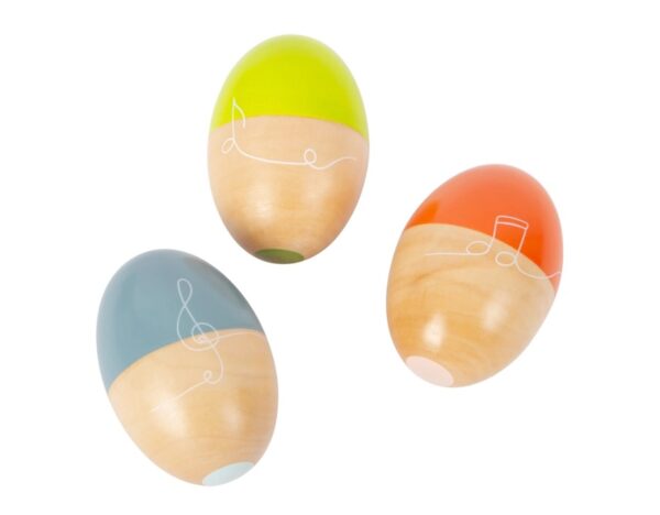 muziekeieren2 Small Foot „Groovy Beats” Music Eggs, houten muziekeieren