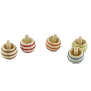 Egmont Toys Gestreepte houten omkeertol
