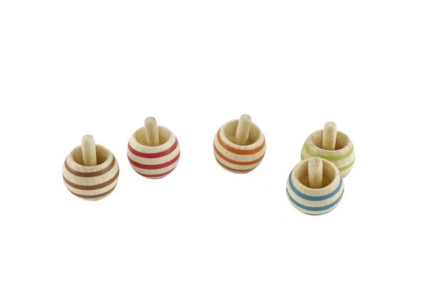omkeertol Egmont Toys Gestreepte houten omkeertol