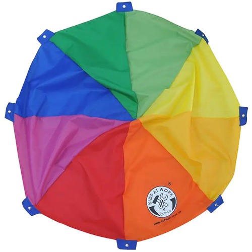 Kids at work Zweefspeelgoed parachute van 85 centimeter