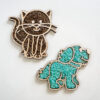 Leuk met letters Vultray poes