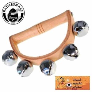 Rattlesnake Bellenkrans met 5 bellen