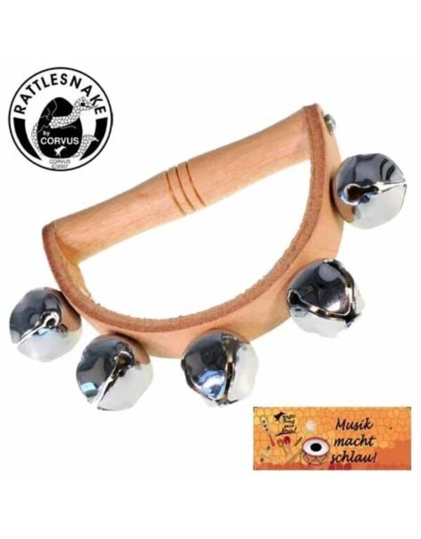rattlesnake-rattlesnake-bellenkrans-met-5-bellen (1) Rattlesnake Bellenkrans met 5 bellen