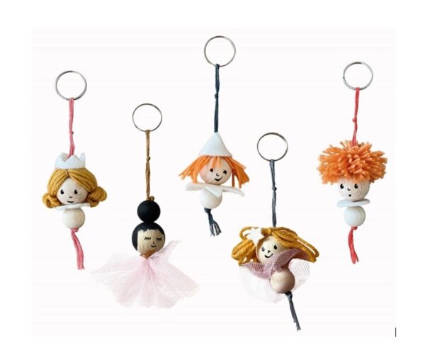 sleutelhangers1 Sleutelhanger poppetjes maken - Egmont Toys