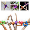 Stick-Lets Hexa kit starter set met 6 stick-lets stevige rubber elastieken om hutten mee te bouwen