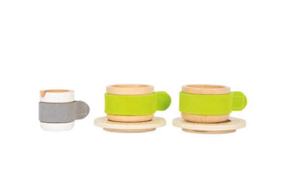 thee en koffieset4 Small Foot Houten Koffie- en theeset