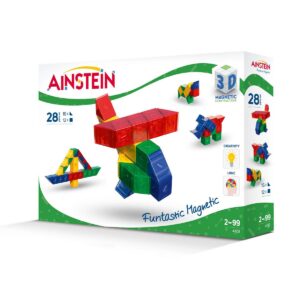 Ainstein Magnetische bouwstenen transparant Magneetblokkenset