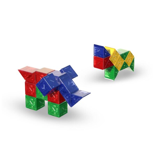 transparant 28 4 Ainstein Magnetische bouwstenen transparant Magneetblokkenset