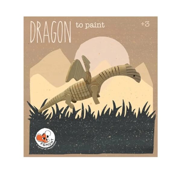 Egmont Toys  Houten draak om te verven