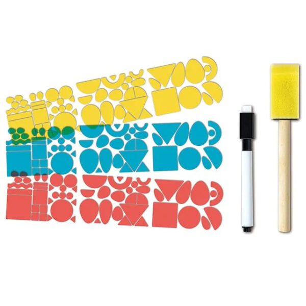 Colour & Shapes Art1 Hape Colour and Shapes Art Set – Kleuren en Vormen Knutselset