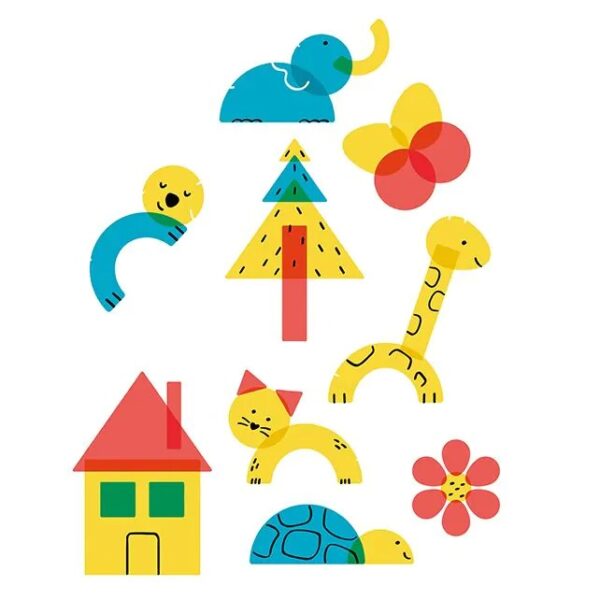 Colour & Shapes Art2 Hape Colour and Shapes Art Set – Kleuren en Vormen Knutselset
