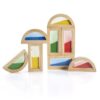 Guidecraft Regenboog houten blokken zand