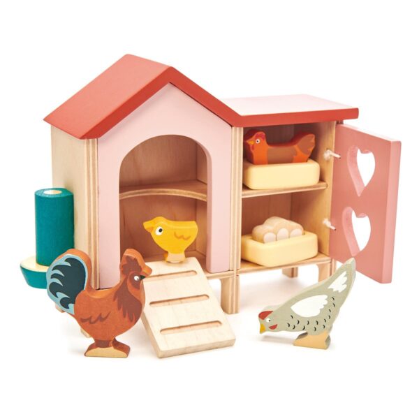 Tender Leaf Houten Huisdierenset – Kippenren