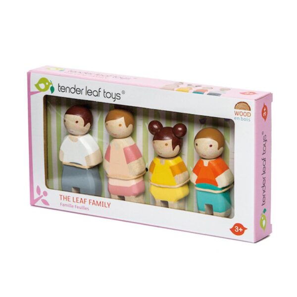 poppenfamilie1 Tender Leaf Toys Poppenfamilie Sunny Hout 4-delig