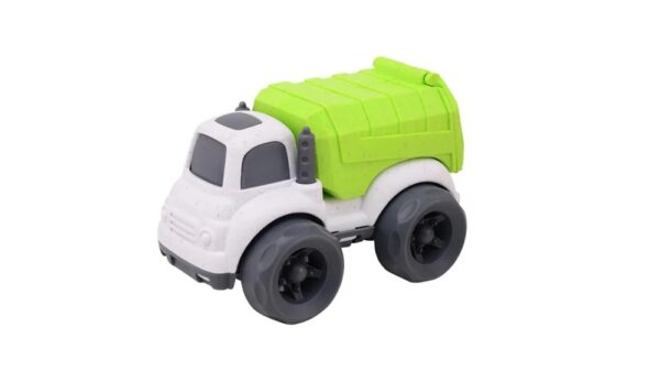 Bouwvoortuigen1 Joueco Bioplastic bouwauto wit