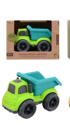 Bouwvoortuigen4 Joueco Bioplastic bouwauto