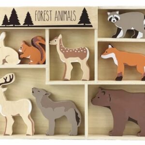 Houten bosdieren set - Egmont Toys