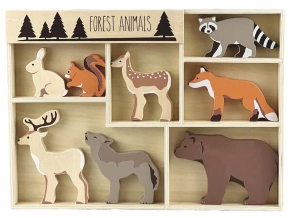 bosdieren Houten bosdieren set - Egmont Toys