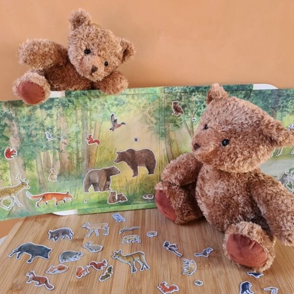 magneetboek bos1 Magneetboek Bos – Egmont Toys | Creatief en Educatief Speelboek