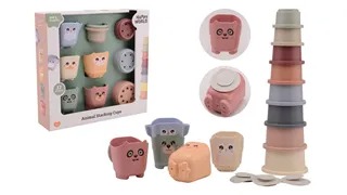 Happy World Bio Plastic Stapel emmers en bekers