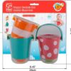 Happy buckets set in verpakking met de maten erbij