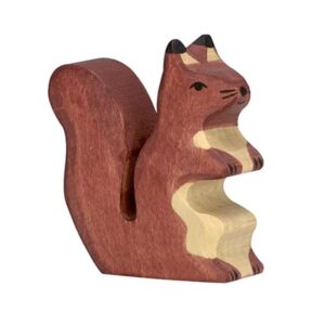 Holztiger Eekhoorn, bruin.