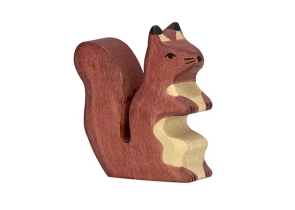 Holztiger eekhoorn Holztiger Eekhoorn, bruin.
