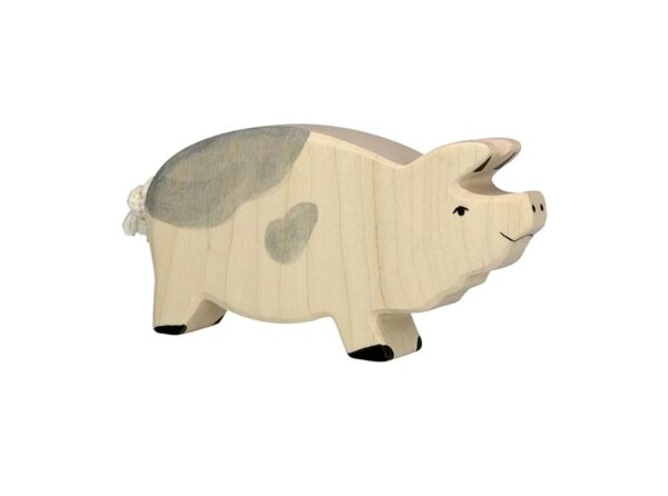 Holztiger Mannetjes varken, gevlekt.