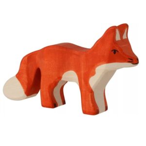 Holztiger Vos, staand. 14 cm.