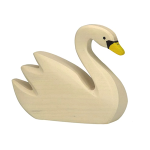 Holztiger zwaan