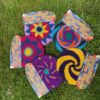 Gehaakte fairtrade frisbee flying disc