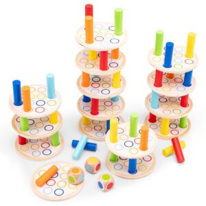 New Classis Toys houten Toren Balans Spel