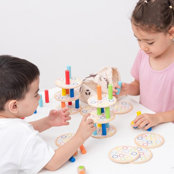 Toren balans 8 New Classis Toys houten Toren Balans Spel