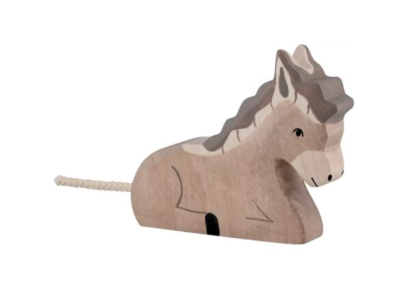holztiger liggende ezel Holztiger Ezel, liggend.