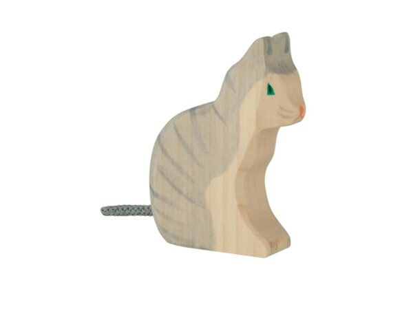 holztiger zittende kat Holztiger Kat, zittend.