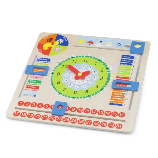 kalenderklok1 New Classic Toys Kalenderklok