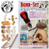 Kids at work Borenset voor kastanjes, kurk, hout