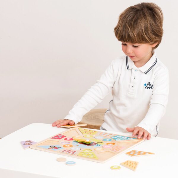 multiklok4 New Classic Toys Multi Klokpuzzel